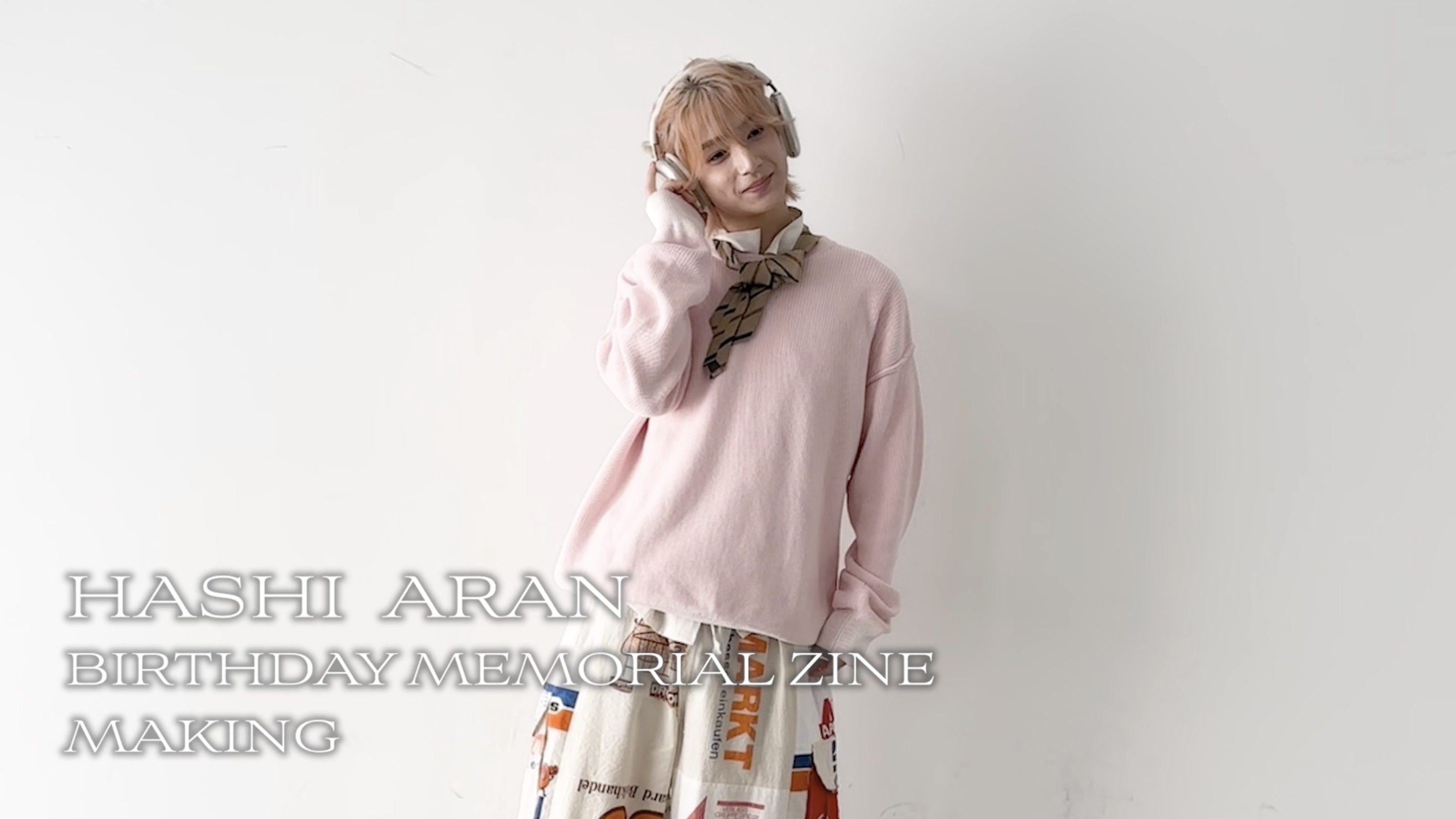 HASHI ARAN BIRTHDAY MEMORIAL ZINE MAKING