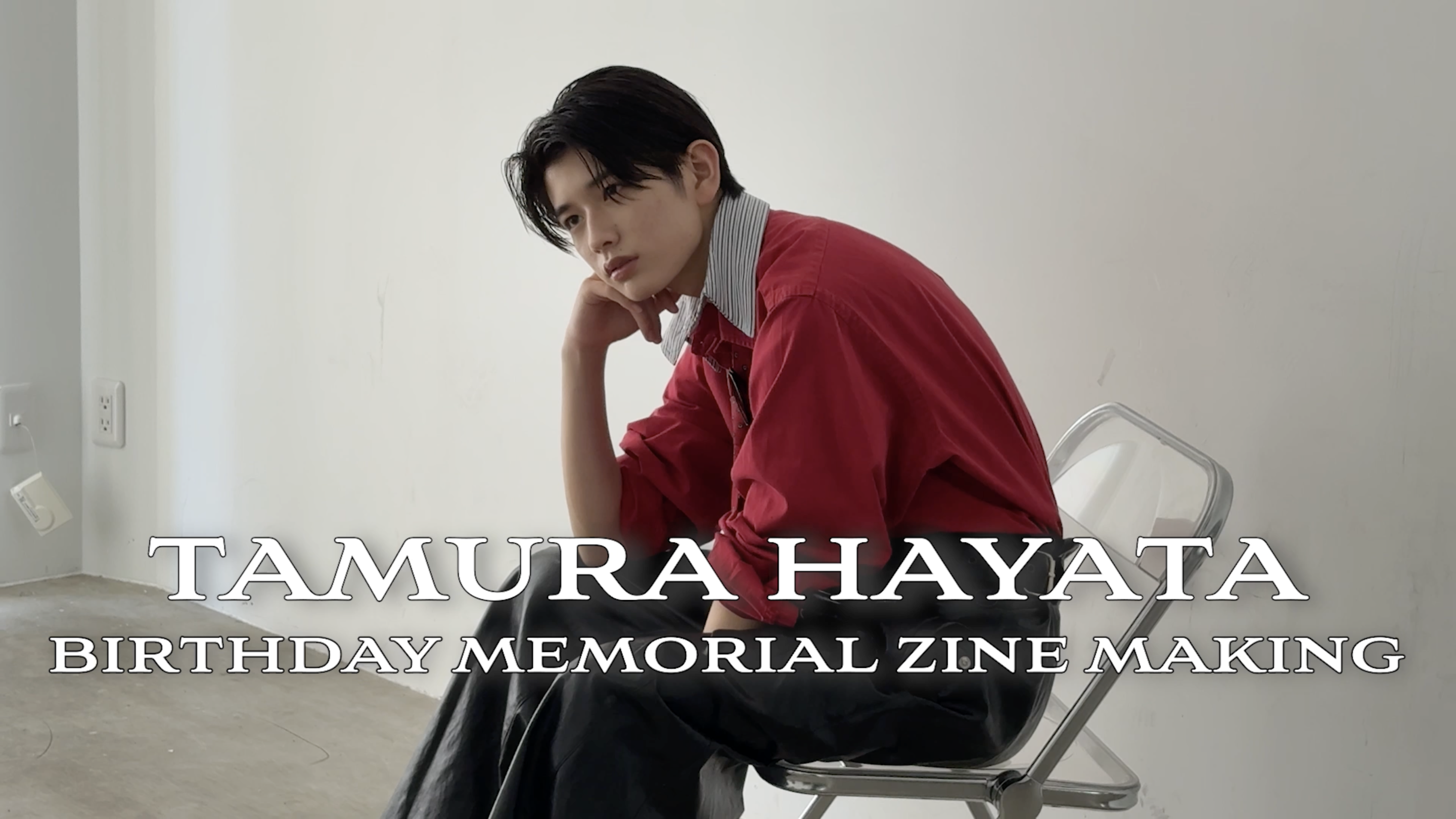 TAMURA HAYATA BIRTHDAY MEMORIAL ZINE MAKING